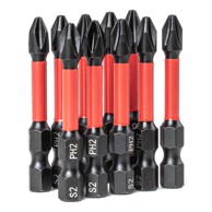 AMiO Set torsion bitova PH2 1/4" 50 mm, 10 kom, AMIO-04784